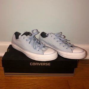 Baby blue converse women’s